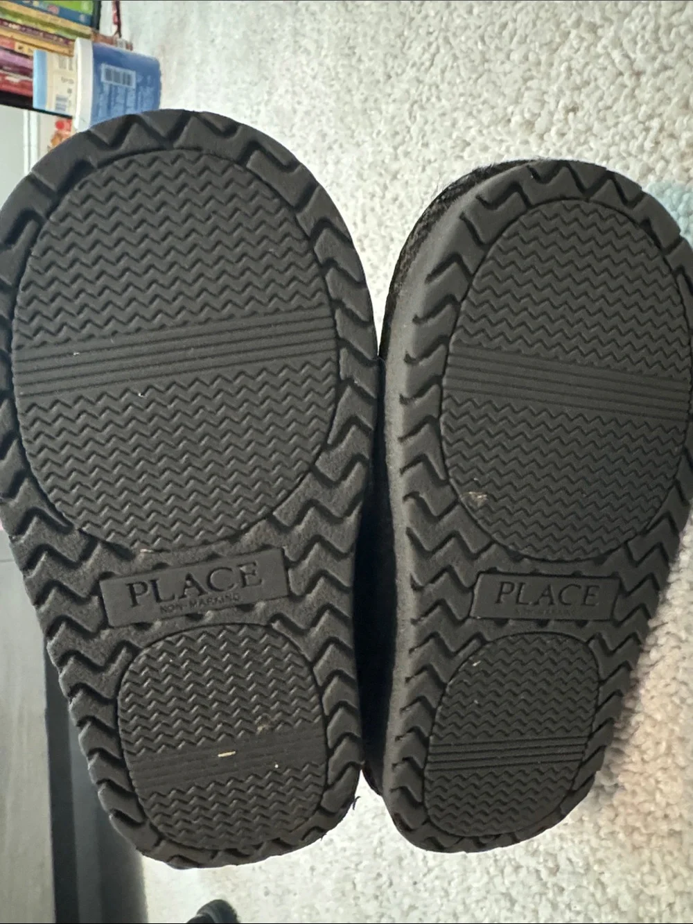 The Children's Place Black Plush-Lined Kids Boots